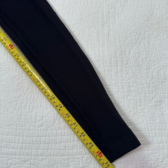ZARA STRETCH BLACK ZIPPERED MID-RISE LEGGING PANT TROUSERS Sizes XS, 24” - Picture 12 of 12
